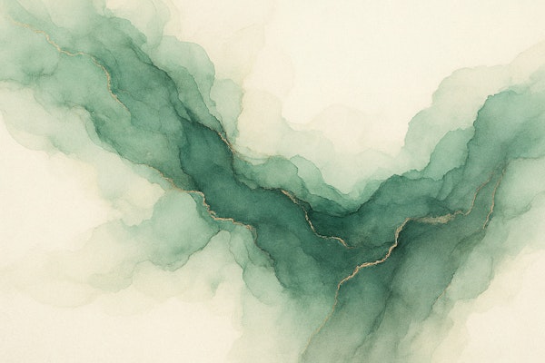 Jade Green Gold Veins