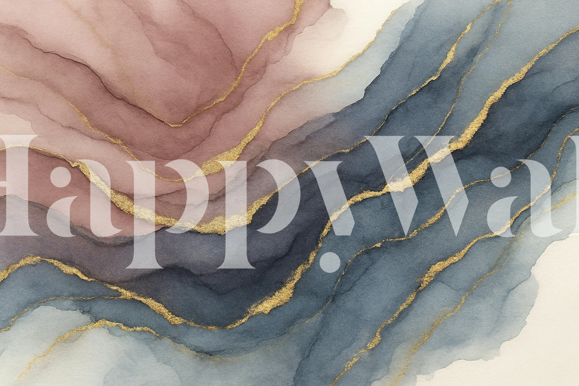 Mauve Slate Gold Veins wallpaper