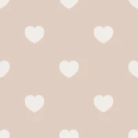 Modern Nursery Hearts - Earthy 1 wallpaper