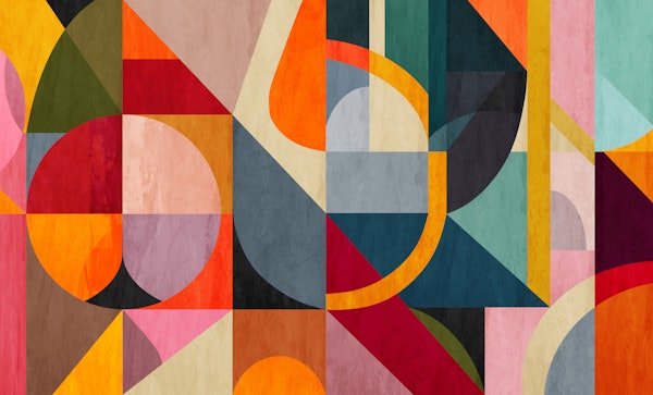 Colorful Bauhaus Geometry