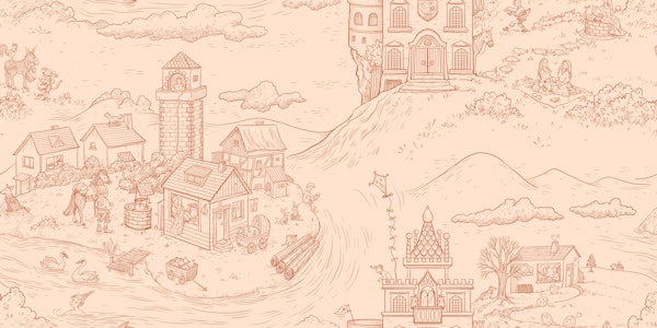 Princess Castle and River Valley toile