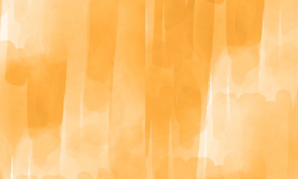 Sunlit Amber Watercolor Wash