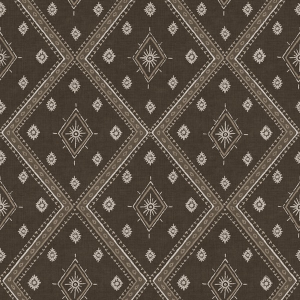 Jaipur Rhythm brown boho geometric