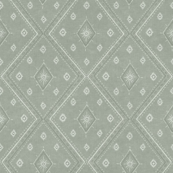 Jaipur Rhythm sage green boho geometric