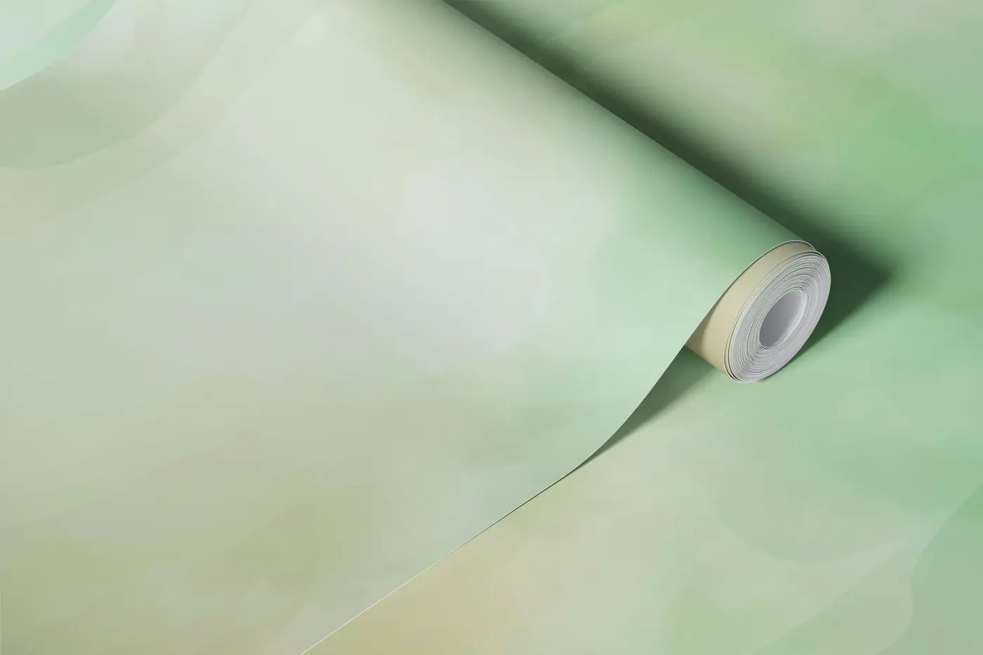 Soft Sage Watercolor Wash wallpaper roll