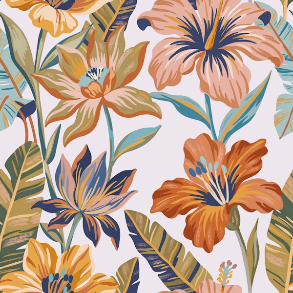 Boho Tropical Florals