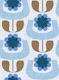 scandi tropical blooms-mid century-blue-large