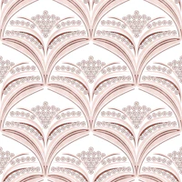 Ornate Fan Lace carta da parati
