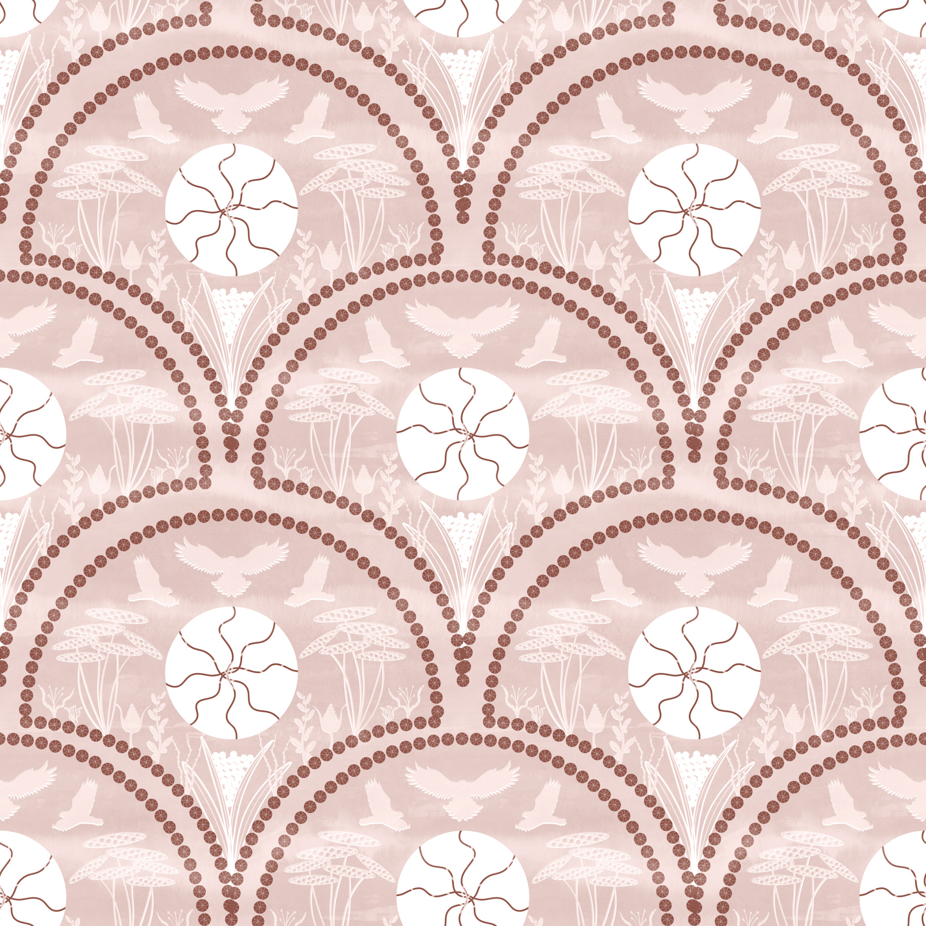 Shell Blossom Arches - Happywall.com