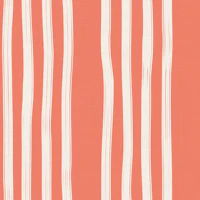 Cozy Terracotta Brushstroke Stripes Medium tapete