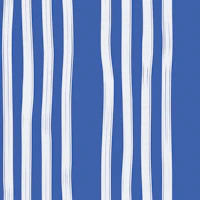 Modern Coastal Brushstroke Blue Stripes Large tapete