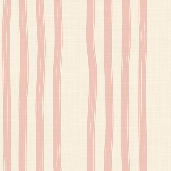 Pastel Blush Linen Stripe Texture Large