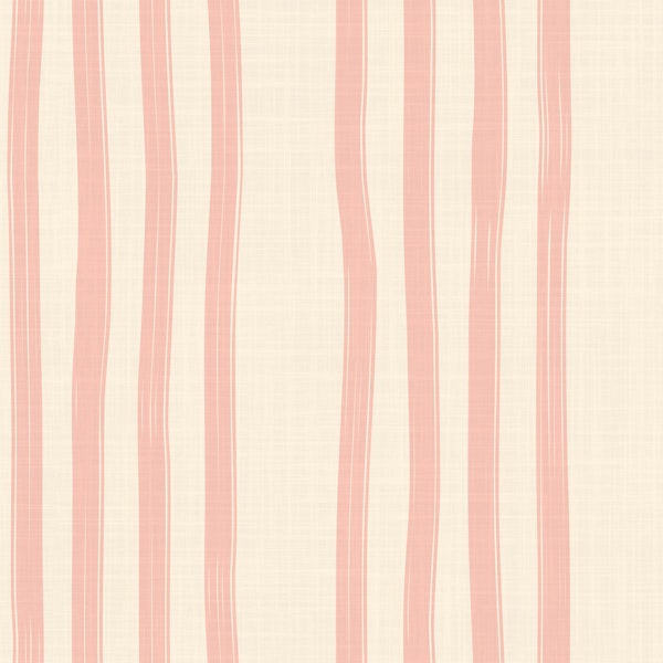 Rustic Pink Linen Stripes Texture Medium