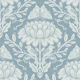Pale Blue Folk Art Garden