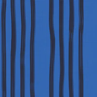 Eclectic Deep Blue Linear Brushstrokes Small tapete