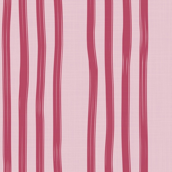 Rustic Pink Watercolour Textured Stripe Small