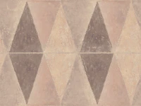 Artistic Rhombuses brown papiers peint