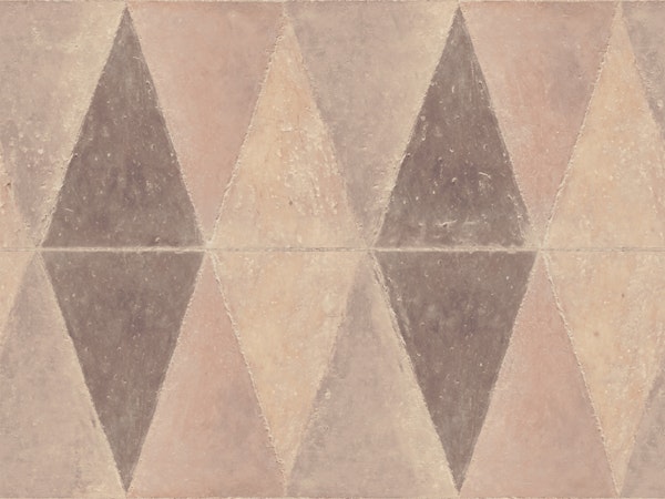 Artistic Rhombuses brown