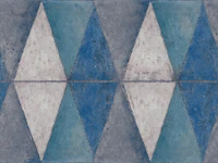 artistic rhombuses gray blue wallpaper