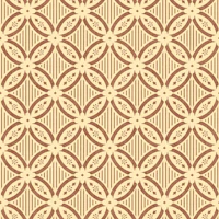 Round lattice with texture - terracotta tapeta