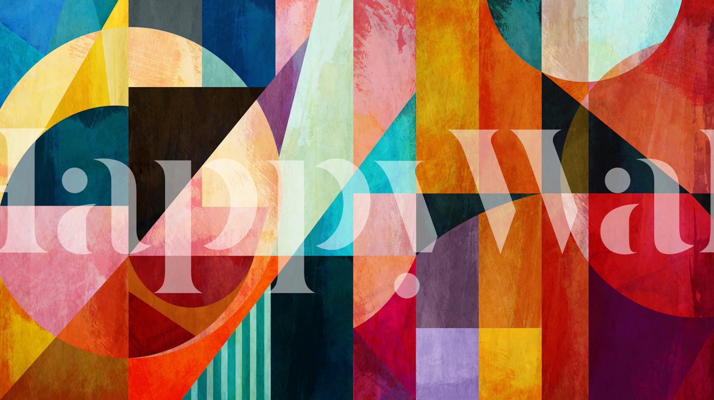 Modern Abstract Geometric Shapes tapety