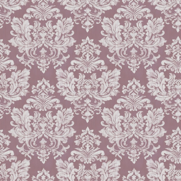 Dusty Rose Damask Elegance