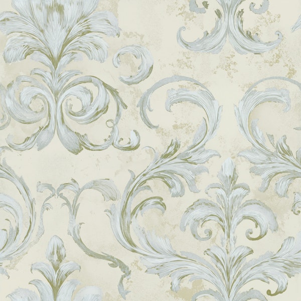 Classic Victorian Acanthus Damask