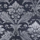 Classic Damask in Navy and Gray