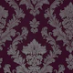 Luxury Plum Botanical Damask