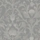 Soft Gray Victorian Florals