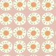 Atomic Starburst Mid Century Pink Geometric