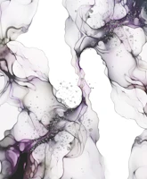 Purple Ink Cloud Flow wallpaper