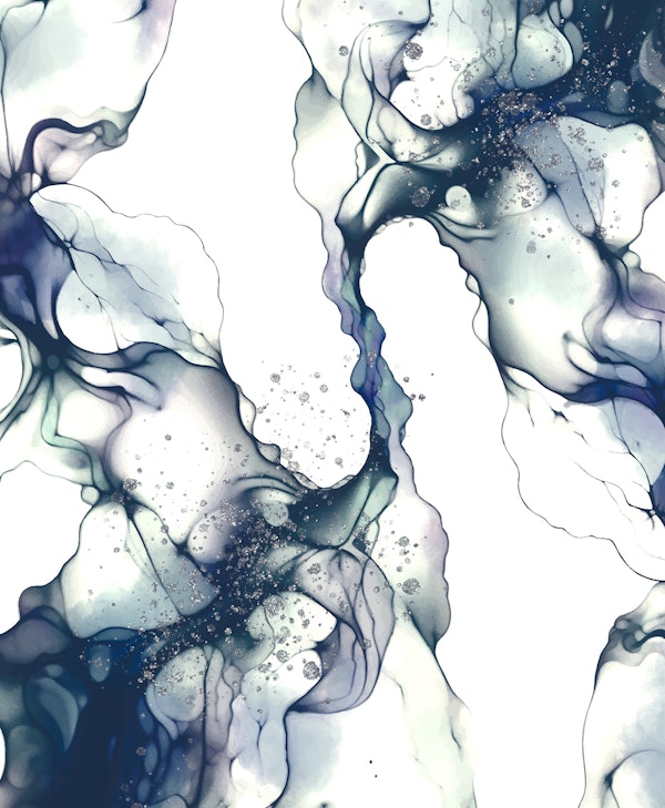 Ocean Ink Marble Flow