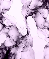 Lavender Ink Flow behang