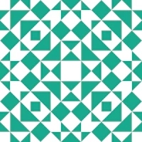 Victorian Tiles Patchwork - emerald white carta da parati