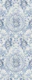 French Blue Ornate Medallion
