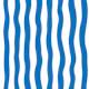 Wavy stripes - blue and white - Small