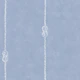 Classic Nautical Rope Stripes - Misty Blue