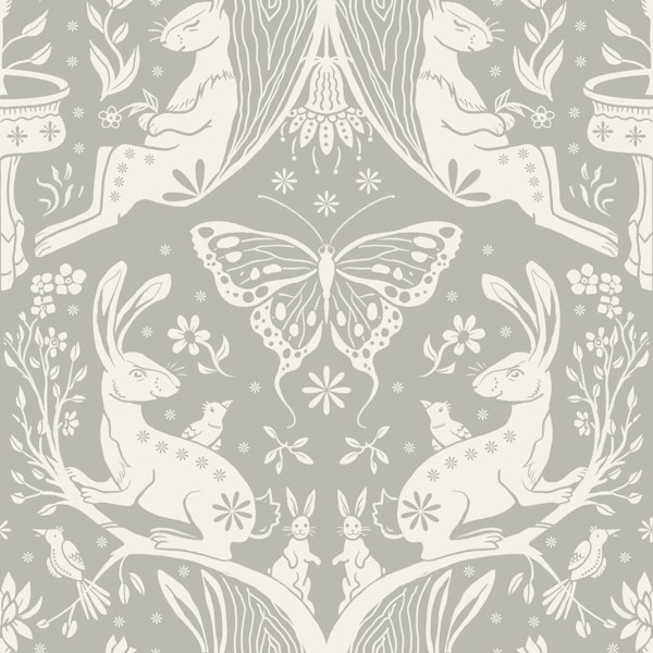 Whimsical Forest Rabbits