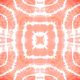 Peachy Tie Dye Mandala Square