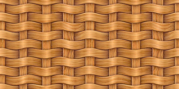 Wood Wicker Wave