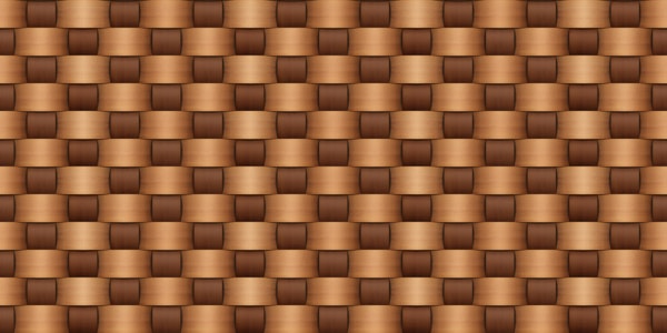 Warm Woven Wood Texture
