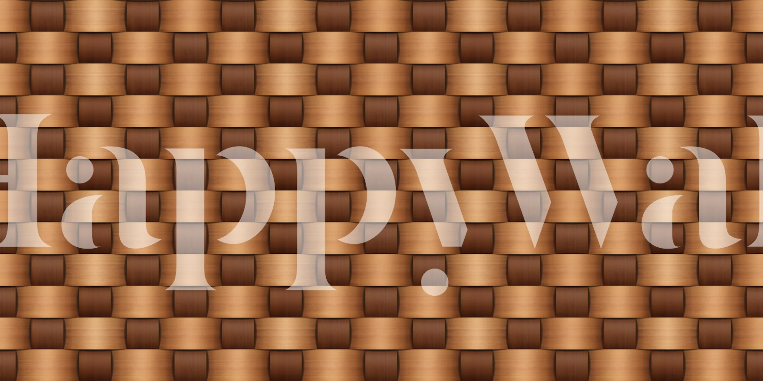 Warm Woven Wood Texture tapete