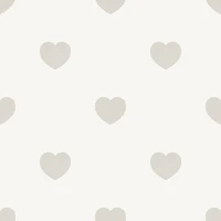 Modern Nursery Hearts - Warm Minimalist 2 wallpaper