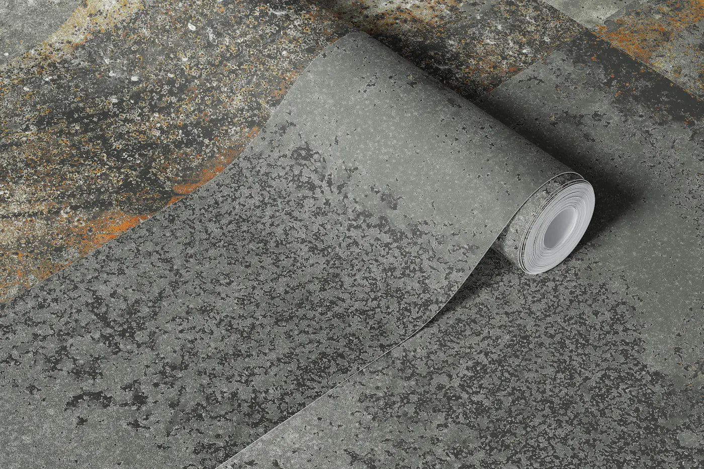 Industrial Concrete Patchwork wallpaper roll