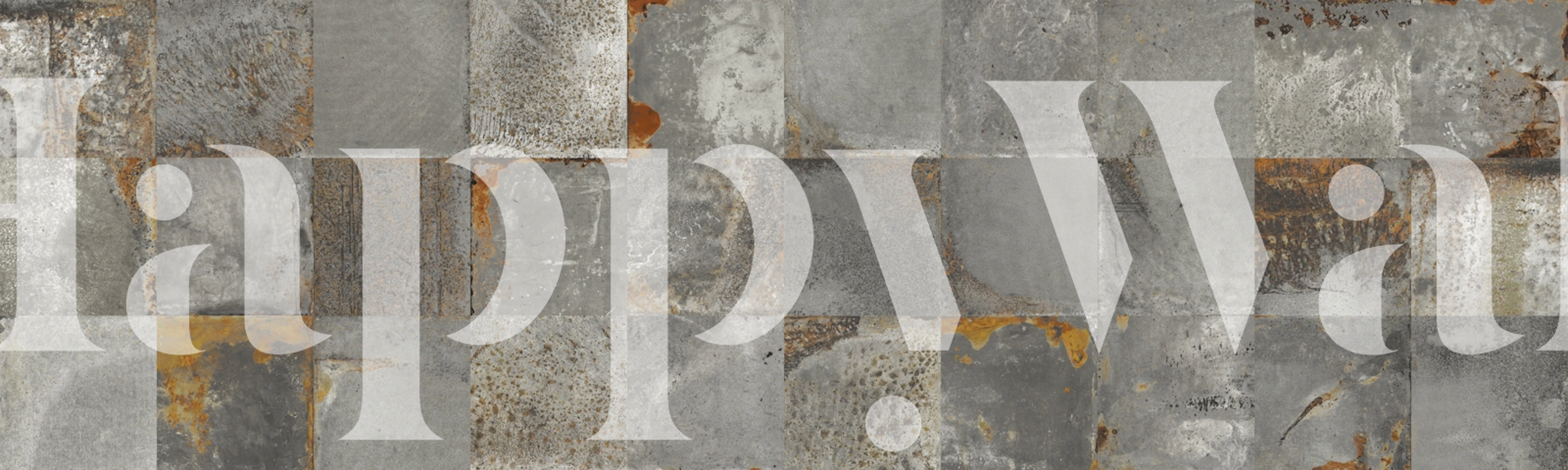 Industrial Concrete Patchwork papiers peint