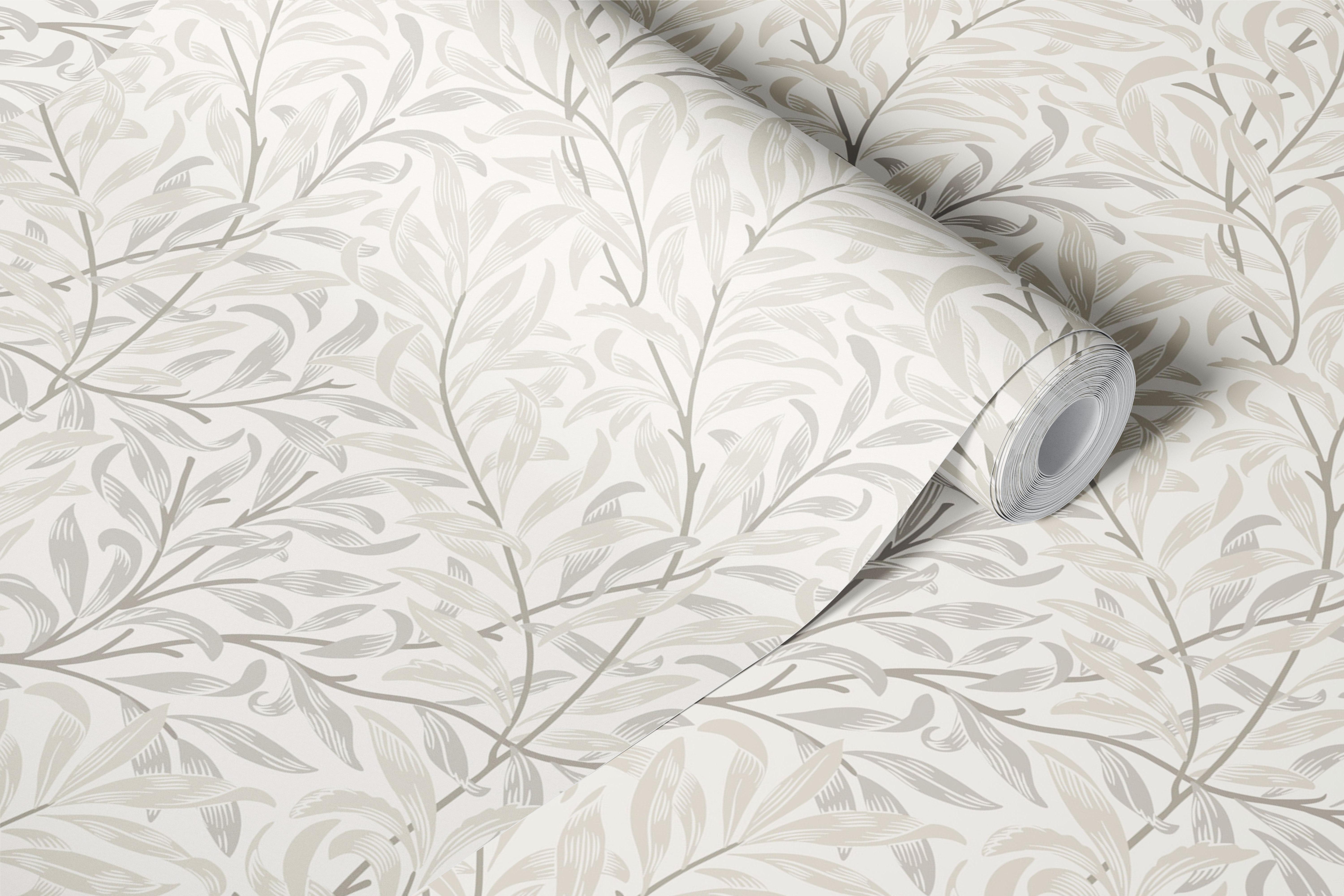 Willow-tapetdesign i ett rum