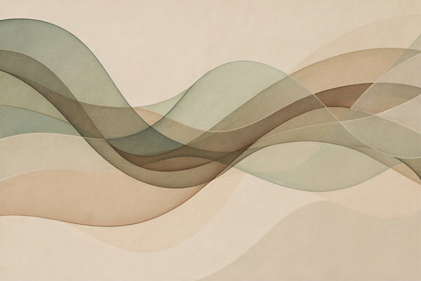 Muted Sage Waves
