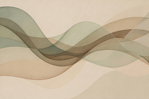 Muted Sage Waves
