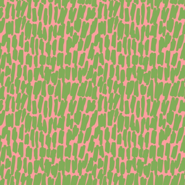 Marcus - Pink and Green Brush Strokes